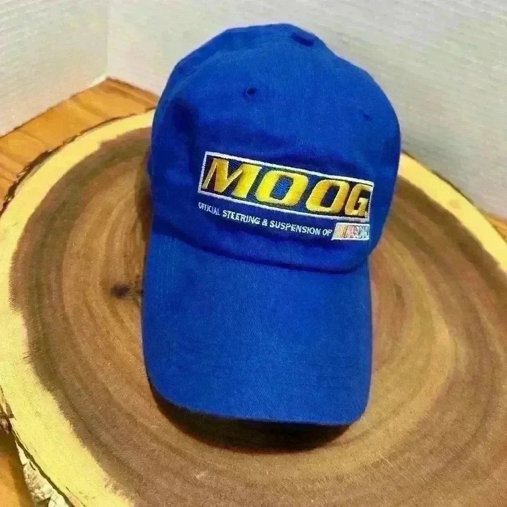 MOOG Blue Hat Cap Adjustable Federal-Mogul Motorsports - Picture 1 of 6